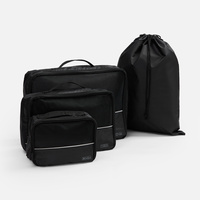 3503.30 - Дорожный набор сумок noJumble 4 в 1, черный