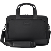 17961.30 - Сумка для ноутбука Santiago с кожаной отделкой, черная