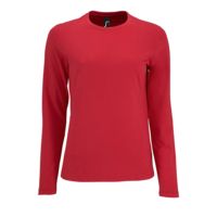 02075145 - Футболка с длинным рукавом Imperial LSL Women, красная