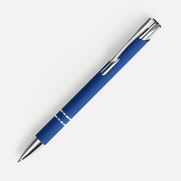 16425.44 - Ручка шариковая Keskus Soft Touch, ярко-синяя