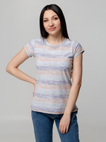 3482.20 - Футболка женская Rayet Lady двусторонняя, оранжевая с фиолетовым
