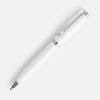 16709.60 - Ручка шариковая Letra Chrome, глянцевая, белая