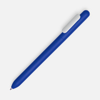 6969.64 - Ручка шариковая Swiper Soft Touch, синяя с белым