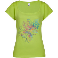 70447.94 - Футболка женская Vibrance, зеленое яблоко