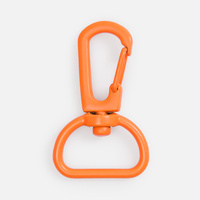 16507.22 - Застежка-карабин Snap Hook, M, оранжевый неон
