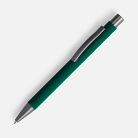 16427.90 - Ручка шариковая Atento Soft Touch, зеленая