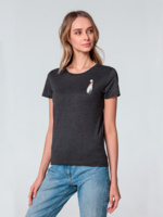 70377.30 - Футболка женская Ghost of Love, черная