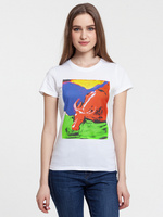 70277.60 - Футболка женская Toro, белая