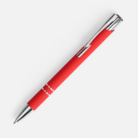 16425.50 - Ручка шариковая Keskus Soft Touch, красная