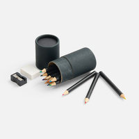 15634.30 - Набор цветных карандашей Pencilvania Tube Plus, черный