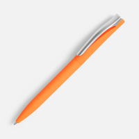 3322.20 - Ручка шариковая Pin Soft Touch, оранжевая