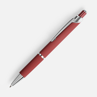 17694.50 - Ручка шариковая Chromos Soft Touch, красная
