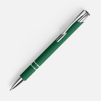 16425.90 - Ручка шариковая Keskus Soft Touch, зеленая