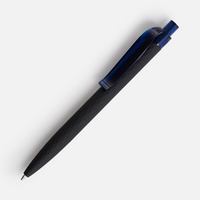 7091.34 - Ручка шариковая Prodir QS01 PRT-T Soft Touch, черная с синим