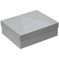 14137.10 - Коробка «Новогодняя история», серебристая