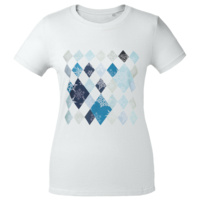 71904.60 - Футболка женская «Ромбо. Первый снег», белая