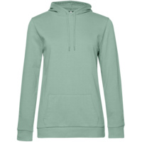 WW04W502 - Толстовка с капюшоном женская Hoodie, серо-зеленая