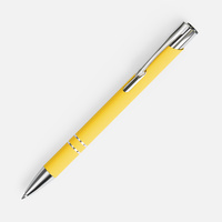 16425.80 - Ручка шариковая Keskus Soft Touch, желтая