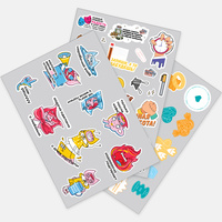 19939.03 - Наклейки бумажные Sticker Pack на заказ, L