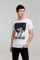 70906.60 - Футболка «Меламед. Jim Morrison», белая