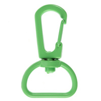 16507.94 - Застежка-карабин Snap Hook, M, зеленый неон