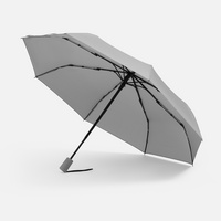 17195.11 - Зонт складной Hard Work с проявляющимся рисунком, серый