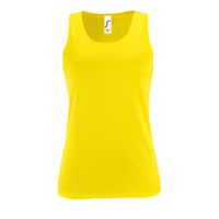 02117306 - Майка женская Sporty TT Women, желтый неон