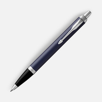 11933.40 - Ручка шариковая Parker IM Core Matte Blue CT, темно-синяя с черным