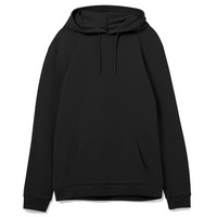 WU03W005 - Толстовка с капюшоном унисекс Hoodie, черная