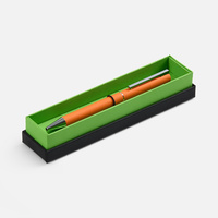 20530.20 - Ручка шариковая Blade Soft Touch в футляре, оранжевая