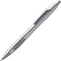 3320.10 - Ручка шариковая Barracuda, серебристая