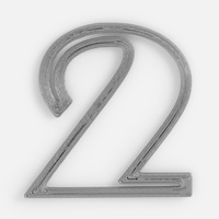19968.02 - Подвеска Symbol, 3D-печать на заказ, цифра 2