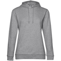 WW04W610 - Толстовка с капюшоном женская Hoodie, серый меланж
