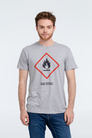 71008.11 - Футболка «Жар-птица», серый меланж