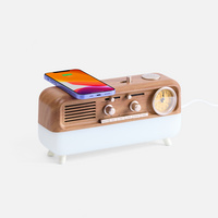 17370.00 - Bluetooth-колонка с беспроводной зарядкой, часами и подсветкой Multiverse, ver.2