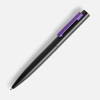 16715.70 - Ручка шариковая Inkolor, черная с фиолетовым