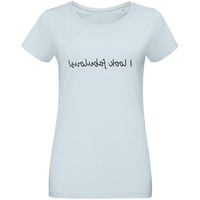 70531.14 - Футболка женская I Look Fabulous, голубая