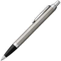 16616.00 - Ручка шариковая Parker IM Essential Stainless Steel CT, серебристая с черным