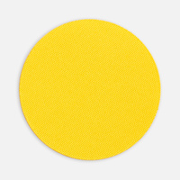 17901.80 - Наклейка тканевая Lunga Round, M, желтая