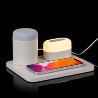 16577.60 - Станция беспроводной зарядки с колонкой и ночником Trilogy, белая