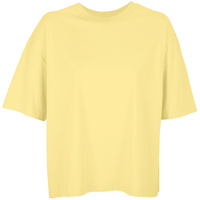 03807260 - Футболка оверсайз женская Boxy Women, светло-желтая