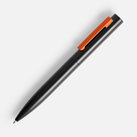 16715.20 - Ручка шариковая Inkolor, черная с оранжевым