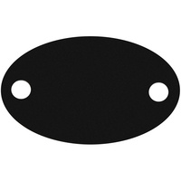 13843.30 - Шильдик металлический Alfa Oval, черный
