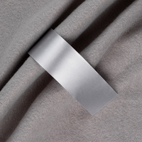 18705.11.90cm - Лента сатиновая Satin 35 М, серая, 90 см