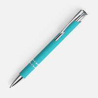 16425.49 - Ручка шариковая Keskus Soft Touch, бирюзовая