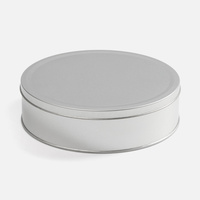 18784.00 - Коробка Pragmax L, круглая, серебристая