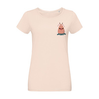 70869.15 - Футболка женская «Любоф-моркоф II», розовая