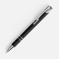 16425.30 - Ручка шариковая Keskus Soft Touch, черная