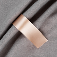 18706.12.130cm - Лента сатиновая Satin 35 L, светло-бежевая, 130 см