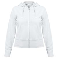 WW642001 - Толстовка женская Hooded Full Zip белая